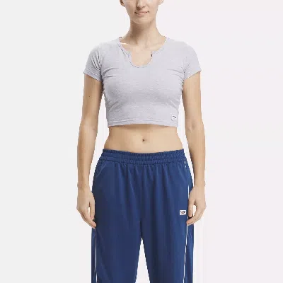 Reebok Women's Classics Crop Top In Gray