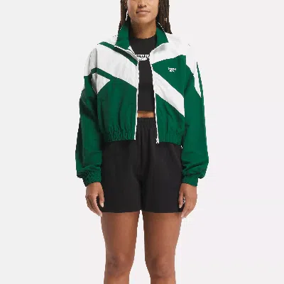 Reebok Women's Classics Franchise Track Jacket In In Dark Green