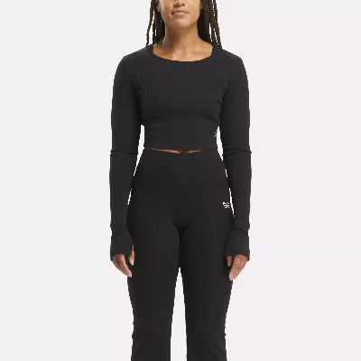 Reebok Women's Classics Wardrobe Essentials Long Sleeve T-shirt In Black