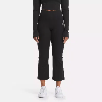 Reebok Women's Classics Flare High-rise Leggings In Black