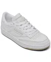 Reebok Women's Club C 85 Casual Sneakers From Finish Line In White,beige