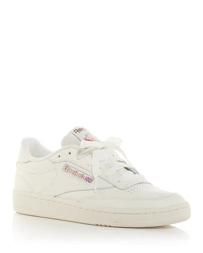 Reebok Women's Club C 85 Low Top Sneakers In Chalk