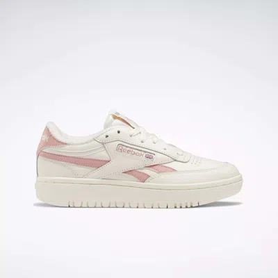 Reebok Club C Double Low-top Sneakers In Chalk Pink