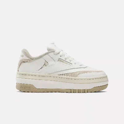 Reebok Off-white Club C Extra Sneakers In Chalk / Chalk / Mushroom