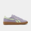 Reebok Women's Club C Grounds Uk Shoes In Dusk Purple/astro Lime/gum 