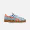 Reebok Blue & Pink Club C Grounds Uk Sneakers In Soft Blue / Supercharged Coral /