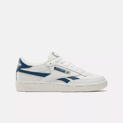 Reebok Women's Club C Revenge Sneakers In Chalk / Chalk / Escape Blue