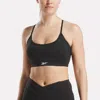 Reebok Women's Core Strappy Bra - Medium Support In Black