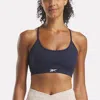 Reebok Women's Core Strappy Bra - Medium Support In Blue