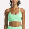 Reebok Women's Core Strappy Bra - Medium Support In Green