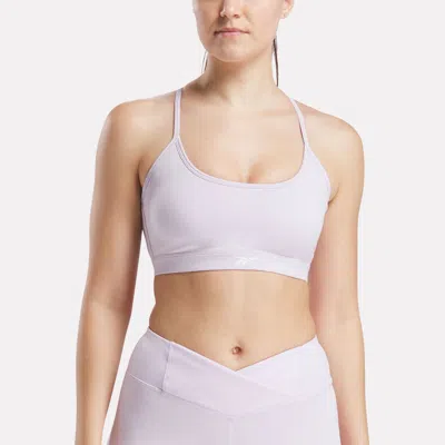 Reebok Women's Core Strappy Bra - Medium Support In Pink