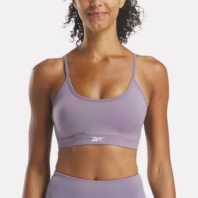 Reebok Women's Core Strappy Bra - Medium Support In Red