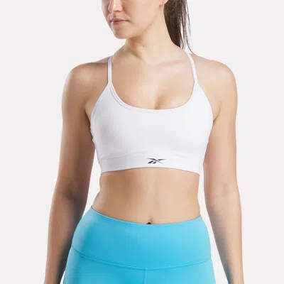 Reebok Women's Core Strappy Bra - Medium Support In White