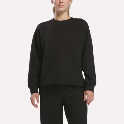 Reebok Women's Crewneck Sweatshirt In Black