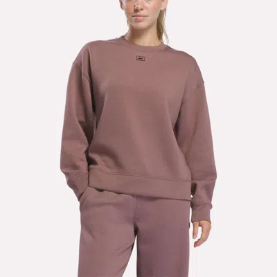 Reebok Women's Crewneck Sweatshirt In Light Cocoa
