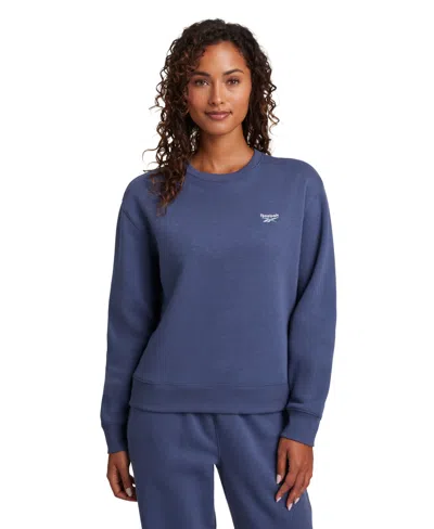 Reebok Women's Crewneck Top In Blue