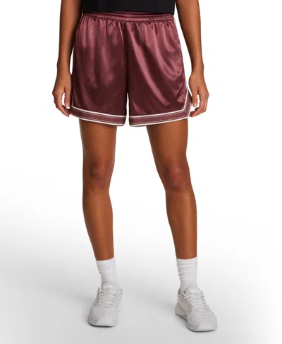 Reebok Women's Faceted Taping Basketball Shorts In Purple