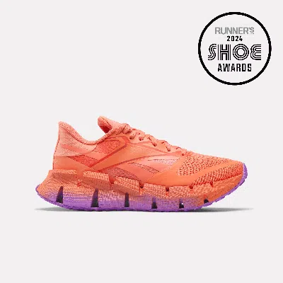 Reebok Women's Floatzig 1 Running Shoes In Coral / Coral / Purple