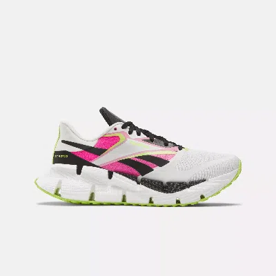 Reebok Floatzig 1 Panelled Sneakers In Chalk / Black / Laser Pink