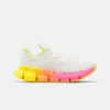 Reebok Floatzig 1 Chalk And Atomic Pink Mesh Sneakers In White