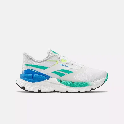 Reebok Women's Floatzig Symmetros Shoes In White / Unleashed Green / Kineti