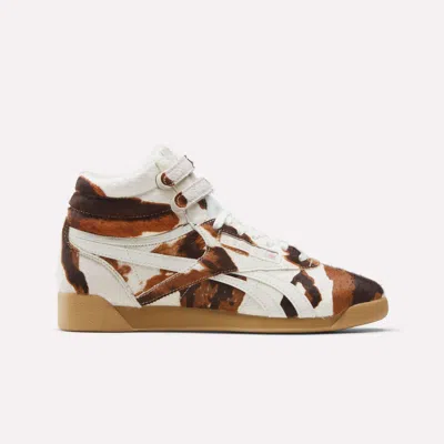 Reebok Women's Freestyle Hi Shoes In Brown