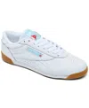 Reebok Freestyle Low Leather Sneakers In Blue