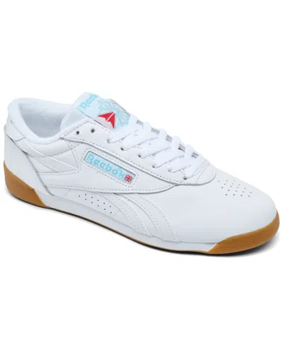 Reebok Freestyle Low Leather Sneakers In White