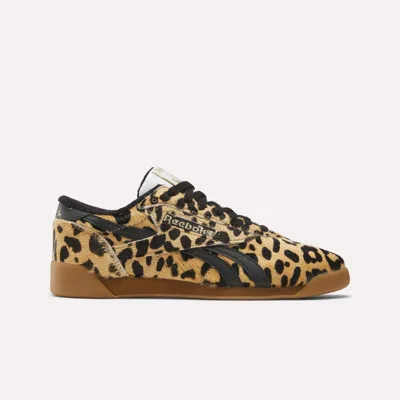 Reebok Women's Freestyle Lo Shoes In Animal Print