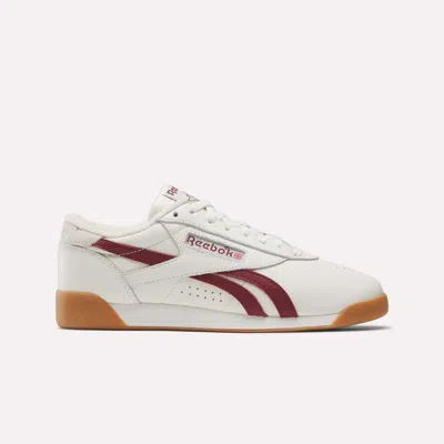 Reebok Womens  F/s Lo In Chalk/classic Burgundy/gum