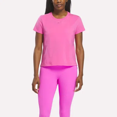 Reebok Women's Graphic Glow Top In Pink
