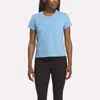 Reebok Women's Graphic Glow Top In Blue