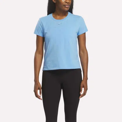 Reebok Women's Graphic Glow Top In Blue