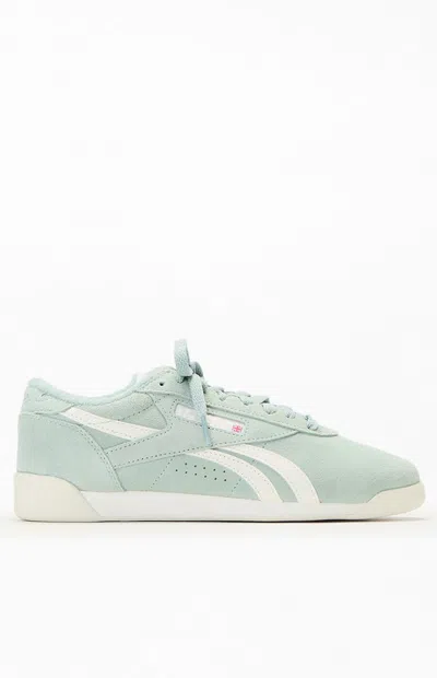 Reebok Women's Green Freestyle Lo Sneakers