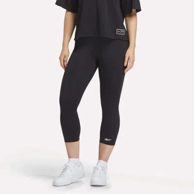 Reebok Women's Id Basketball 3/4 Compression Leggings In Black