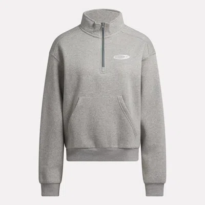 Reebok Women's Id Energy Brand Proud Mid-layer In Gray