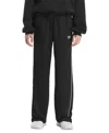 Reebok Women's Id Side-stripe Classic Tricot Track Pants In Black