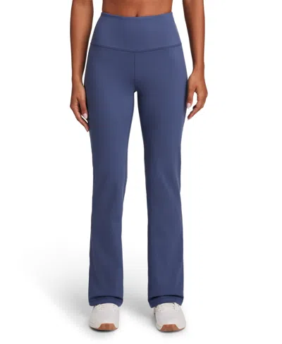 Reebok Women's Id Train High-rise Bootcut Leggings In Legacy Blue