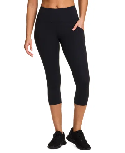 Reebok Women's Id Train Pull-on Capri Leggings In Black