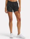 Reebok Women's Id Train Woven Shorts 3" In Black