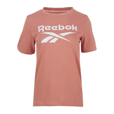 Reebok Women's Identity Big Logo Tee In Pink