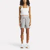 Reebok Women's Identity High-rise Shorts 5" In Gray