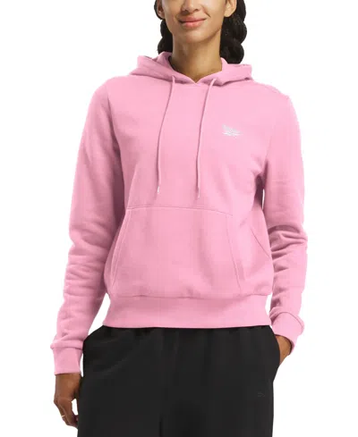 Reebok Women's Long-sleeve Fleece Hoodie In Astro Rose