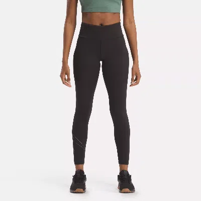 Reebok Women's Lux Bold High-rise Leggings In Black