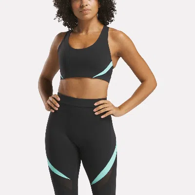Reebok Women's Lux Colorblock Racer Bra In Multi