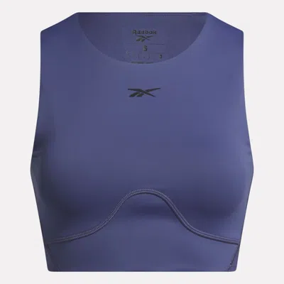 Reebok Women's Lux Contour Crop Top In Purple