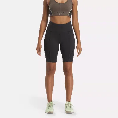 Reebok Women's Lux High-rise Bike Shorts 9" In Black