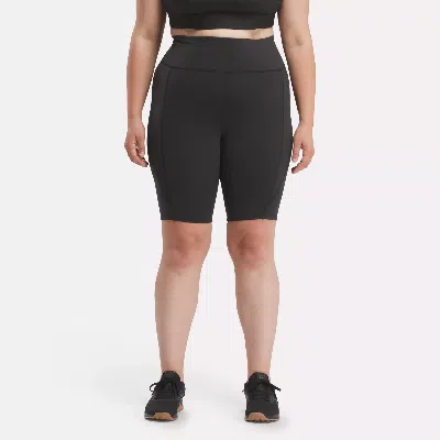 Reebok Women's Lux High-rise Bike Shorts (plus Size) In Black