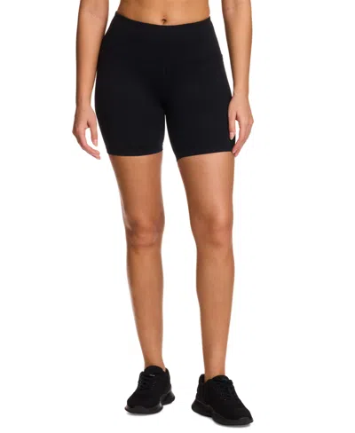REEBOK WOMEN'S LUX HIGH-RISE STRETCH PULL-ON BIKE SHORTS