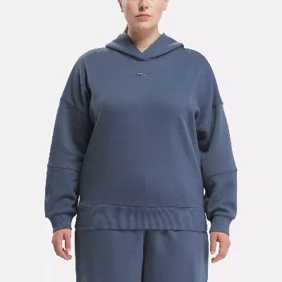 Reebok Women's Lux Oversized Hoodie (plus Size) In East Coast Blue